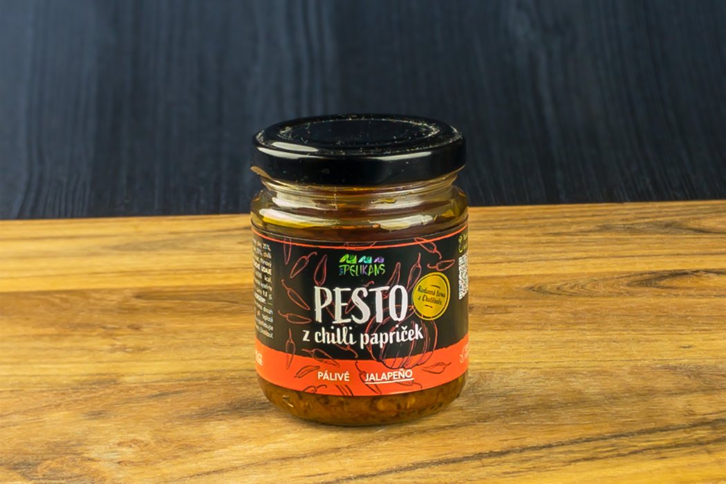 Pesto chilli z papriček jalapeño 100g od The Pelikans