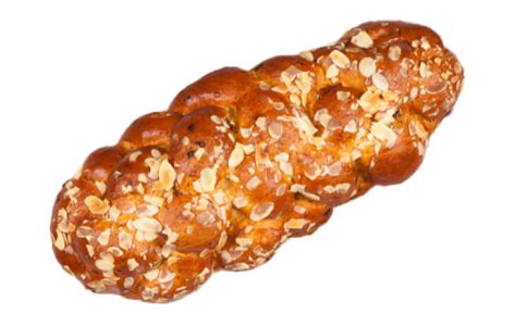Vánočka máslová s rozinkami sypaná mandlemi 550g